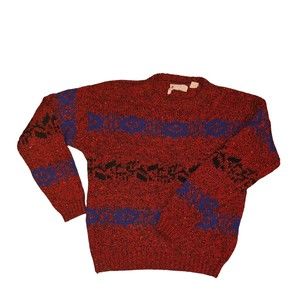 Vintage Mens  Mulitcolor Sweater Size XL
